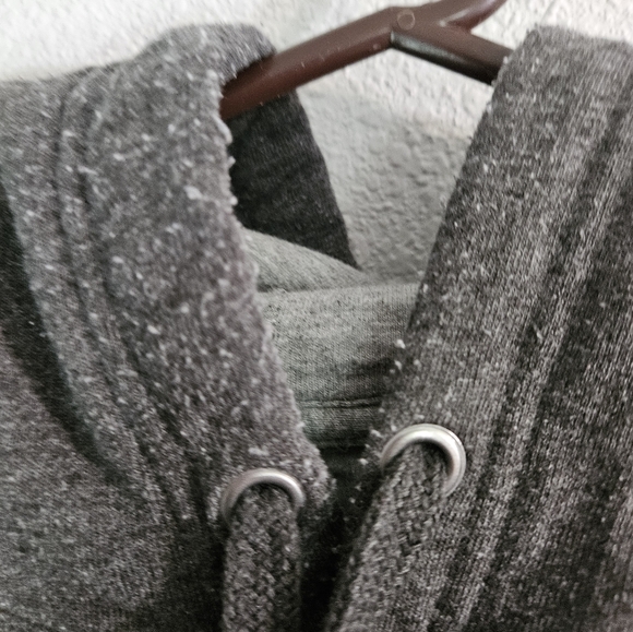 Champion Logo Gray Hoodie, size Large - Picture 3 of 5